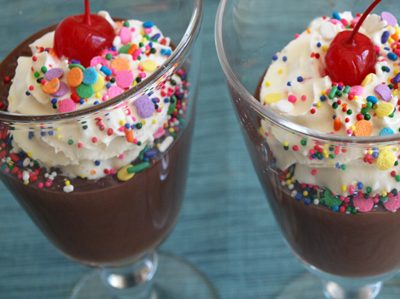 Chocolate Pudding Sundaes - Once Upon a Chef