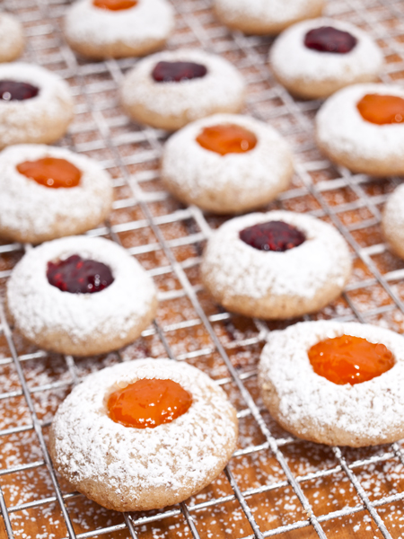 Nutty Jam Thumbprints - Once Upon a Chef