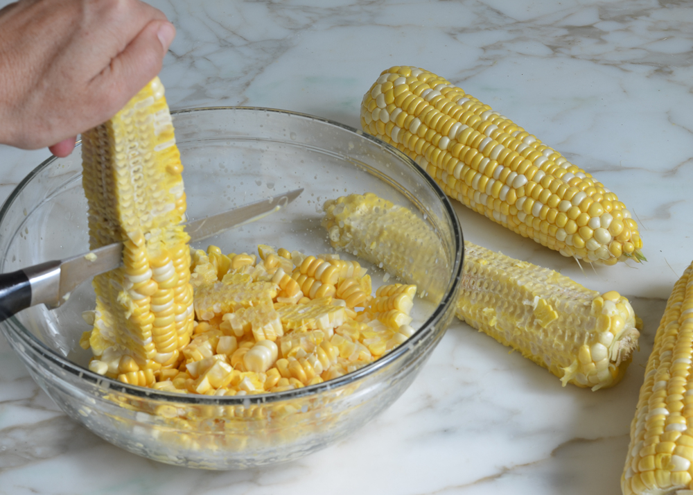 Corn Soup with Fresh Herbs