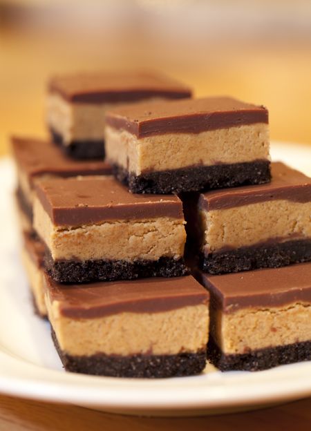 Chocolate Peanut Butter Squares - Once Upon a Chef
