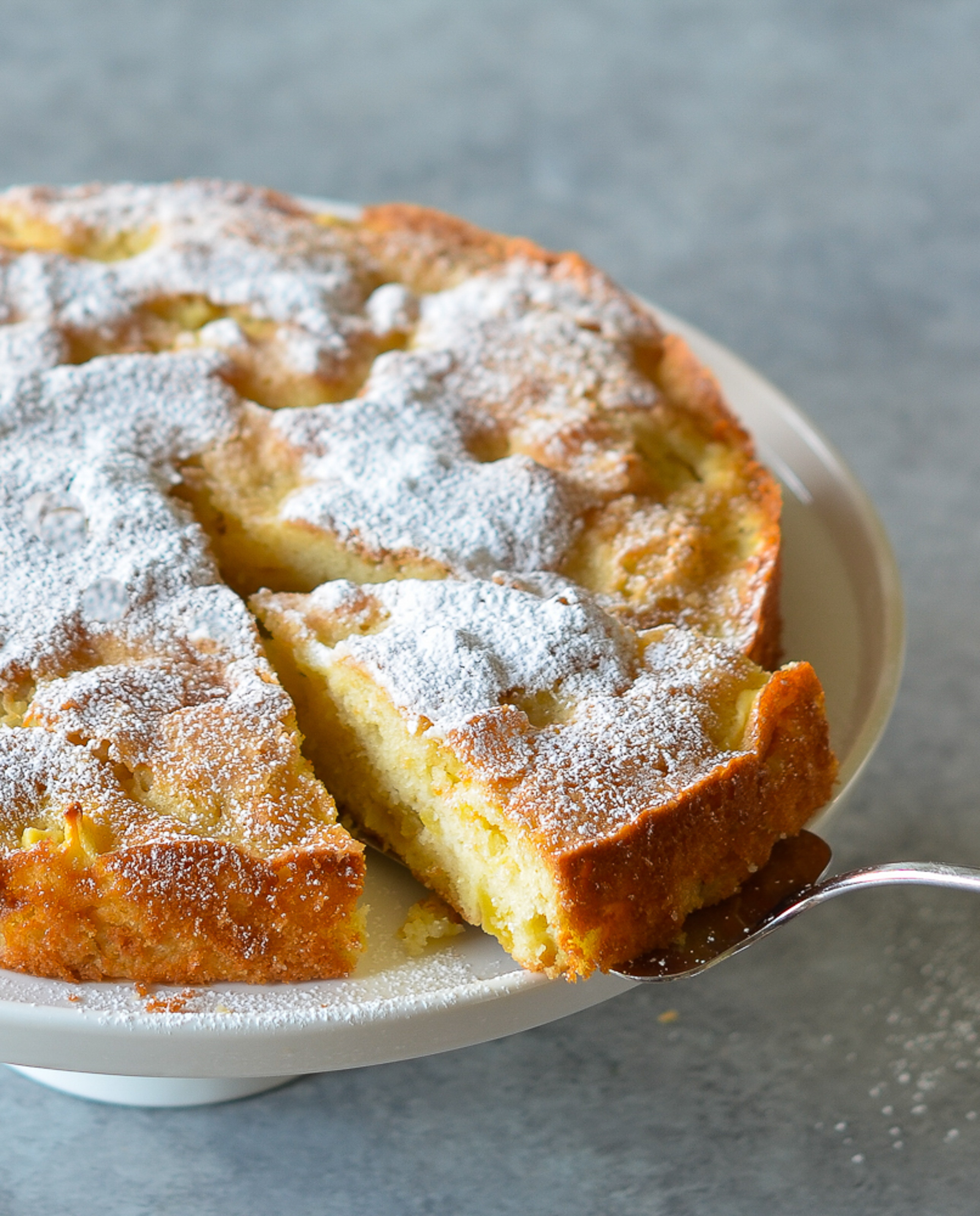Invisible Apple Cake - Seasons and Suppers