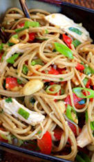 Asian Chicken Noodle Salad with Ginger-Peanut Dressing - Once Upon a Chef