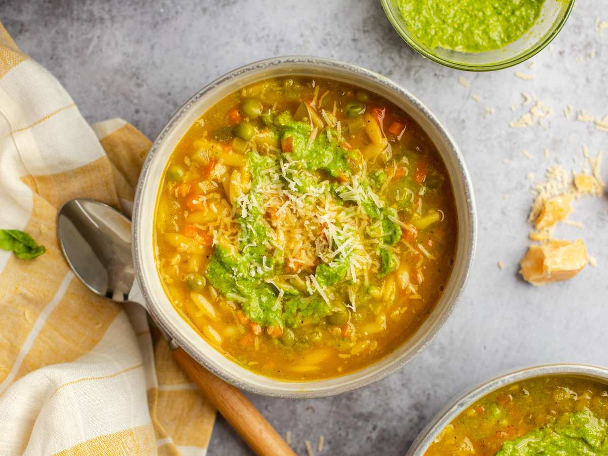 bowl of vegetable soup