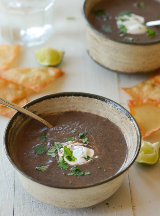 black bean soup