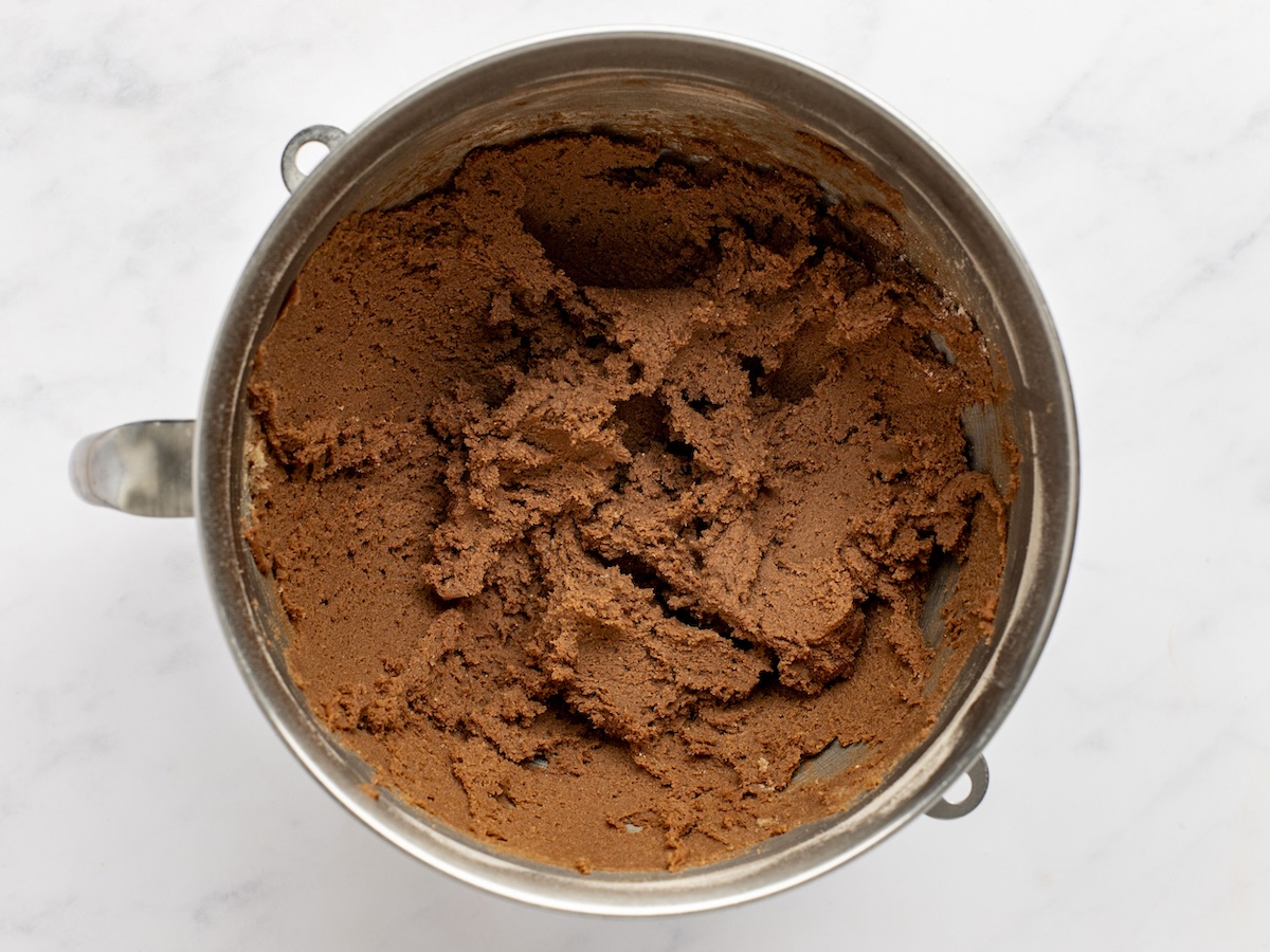 double chocolate chip cookie batter