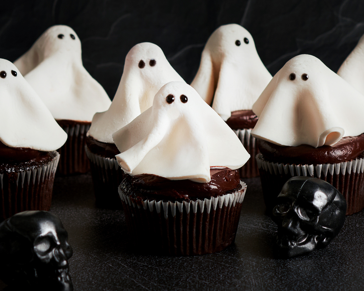 ghost cupcakes