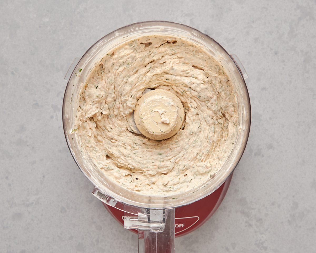 smoked salmon dip in food processor