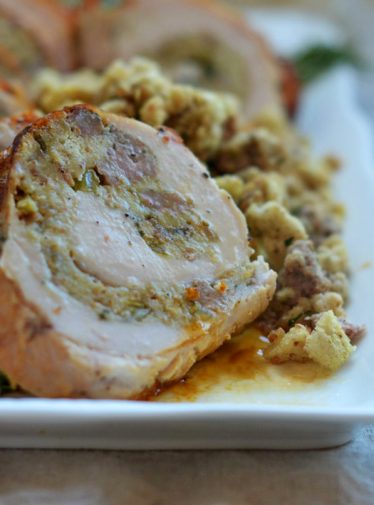 stuffed turkey breast