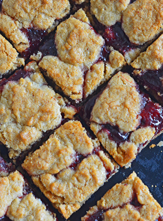 raspberry jam bars