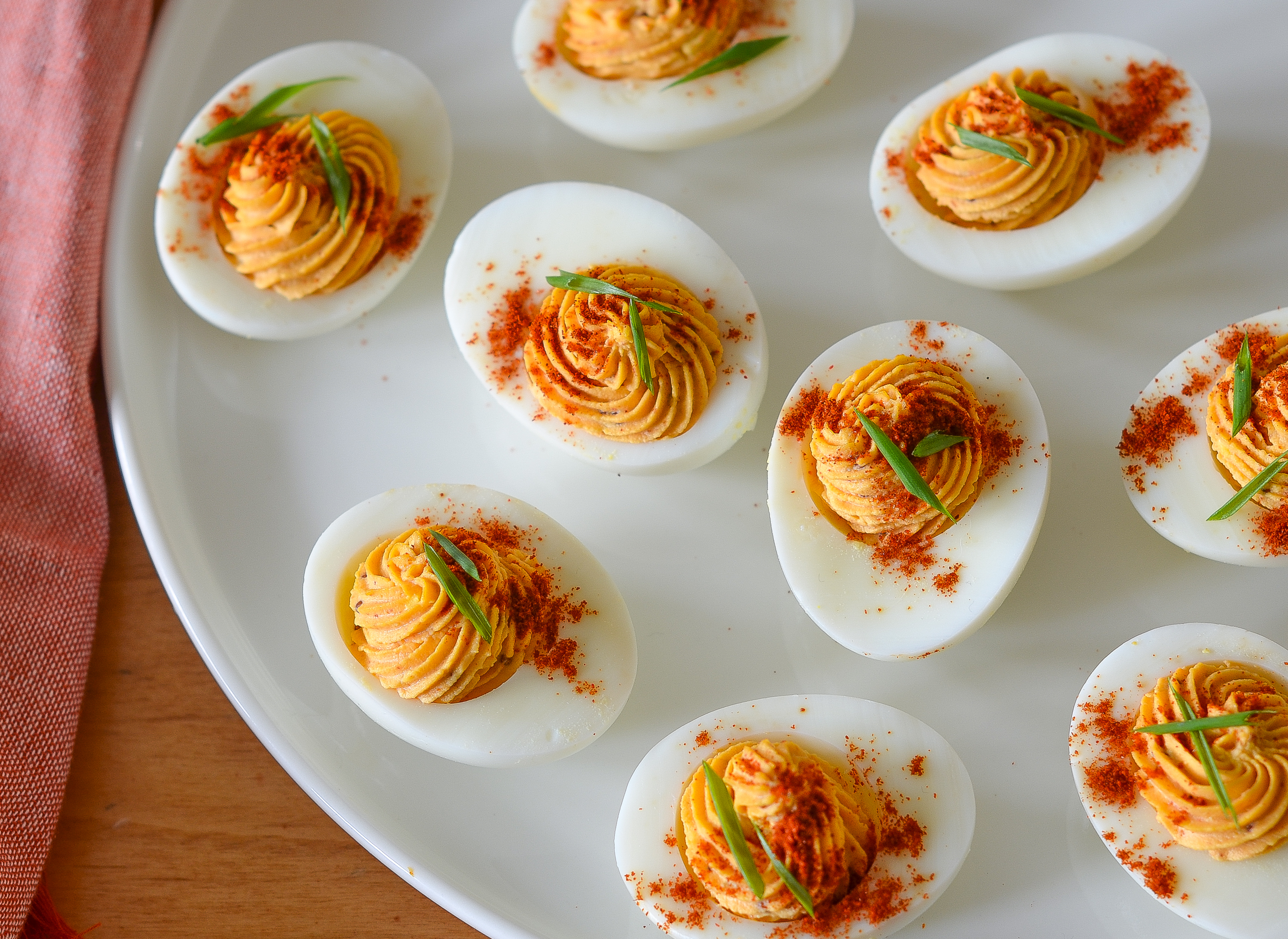 easy way to crack eggs for deviled eggs