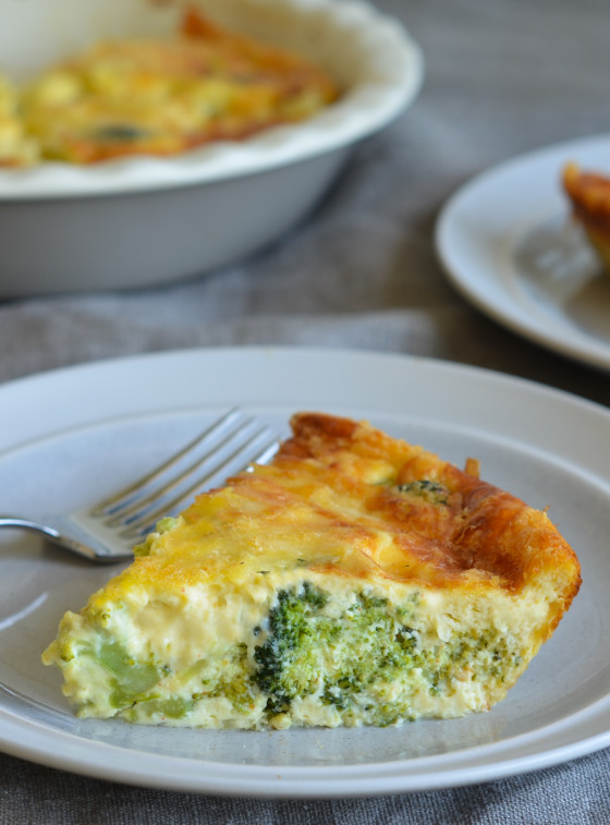 crustless broccoli quiche