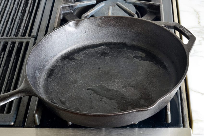 How To Clean A Cast Iron Pan Without All The Mystery Once Upon A Chef   How To Clean Cast Iron 4 2 850x569 