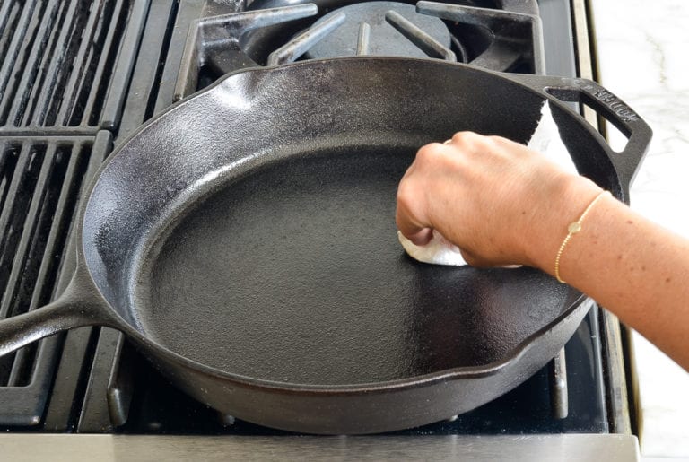 How To Clean A Cast Iron Pan Without All The Mystery Once Upon A Chef   How To Clean Cast Iron 6 1 768x515 