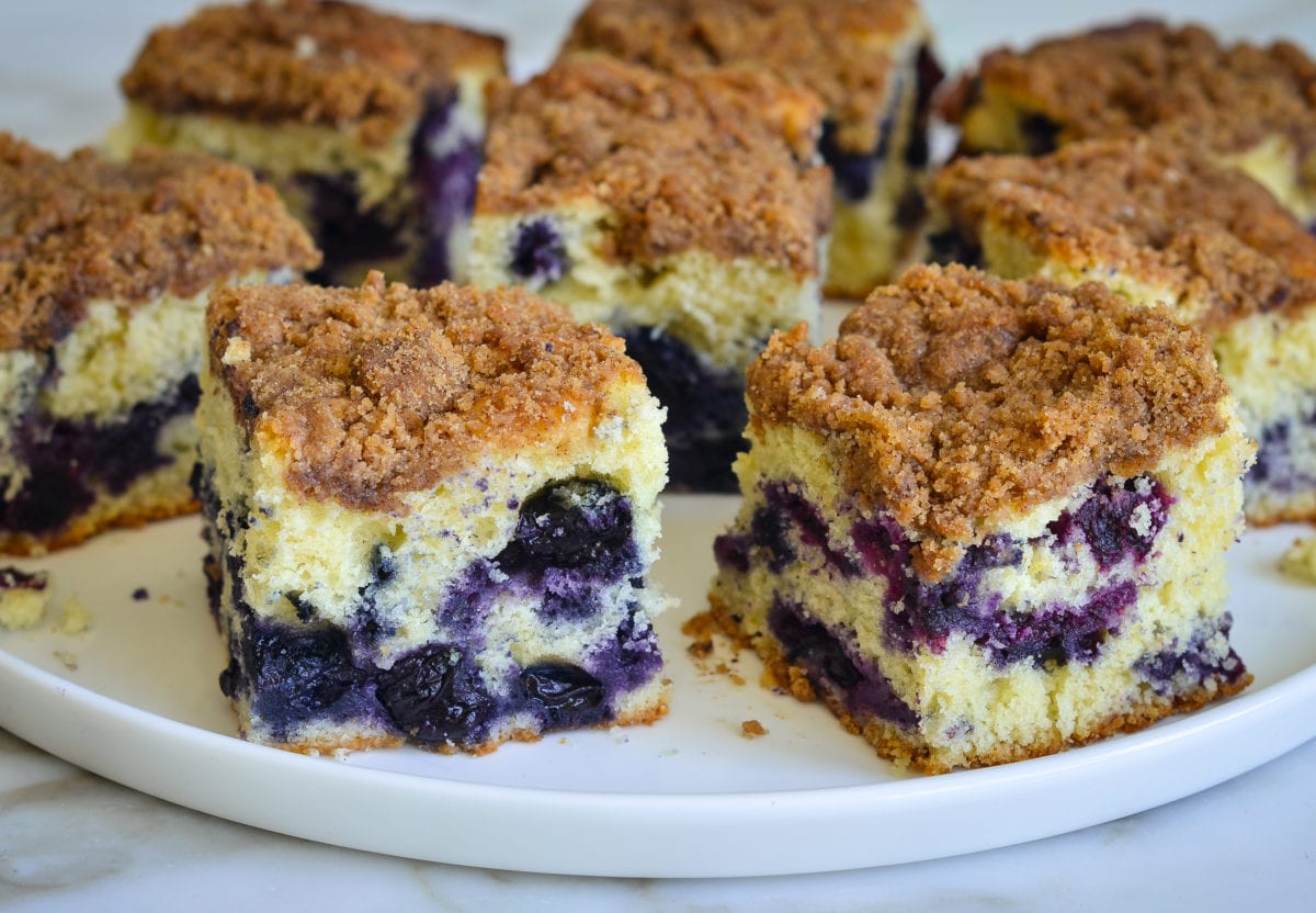 Easy Strawberry-Blueberry Tea Cake Recipe | Saffron Trail