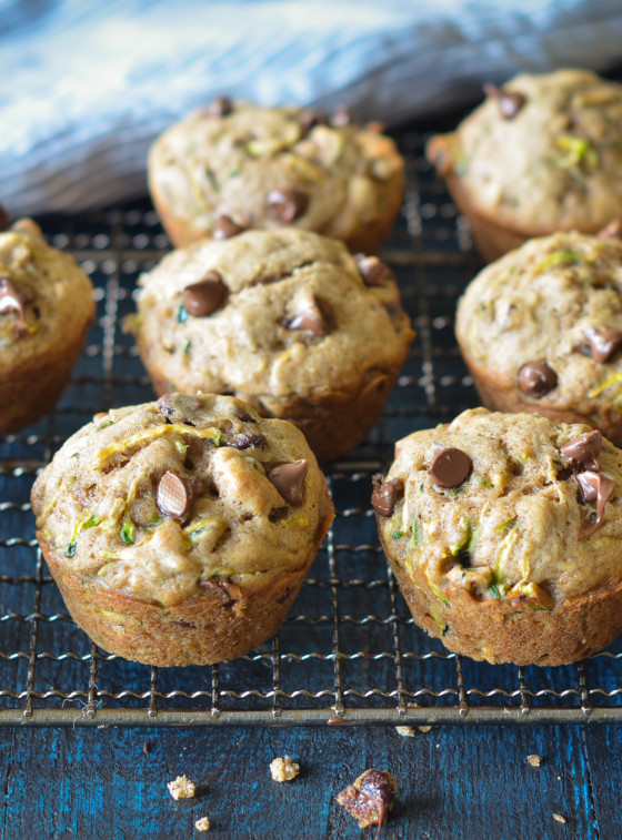 zucchini chocolate chip muffins