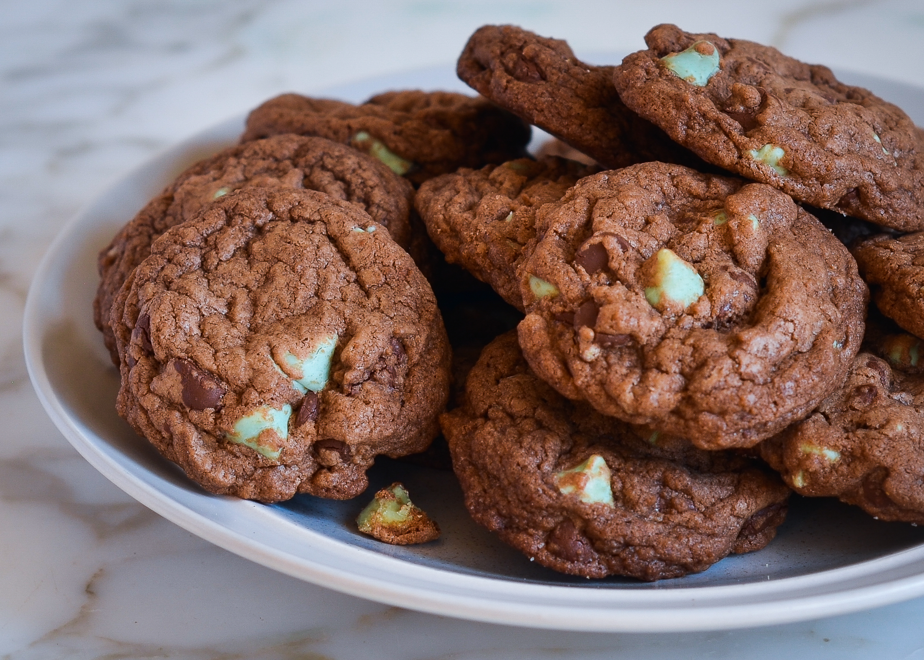 Guittard Green Mint Cookie Drops | Five Pounds