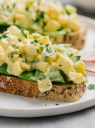 Egg Salad on a thick slick of bread.