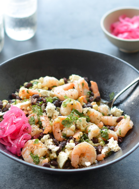 Black Bean Shrimp Salad