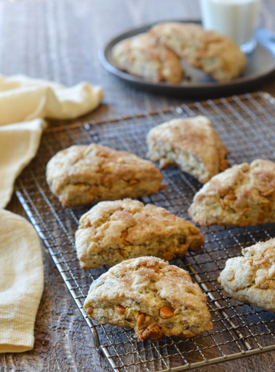 Butterscotch Pecan Scones