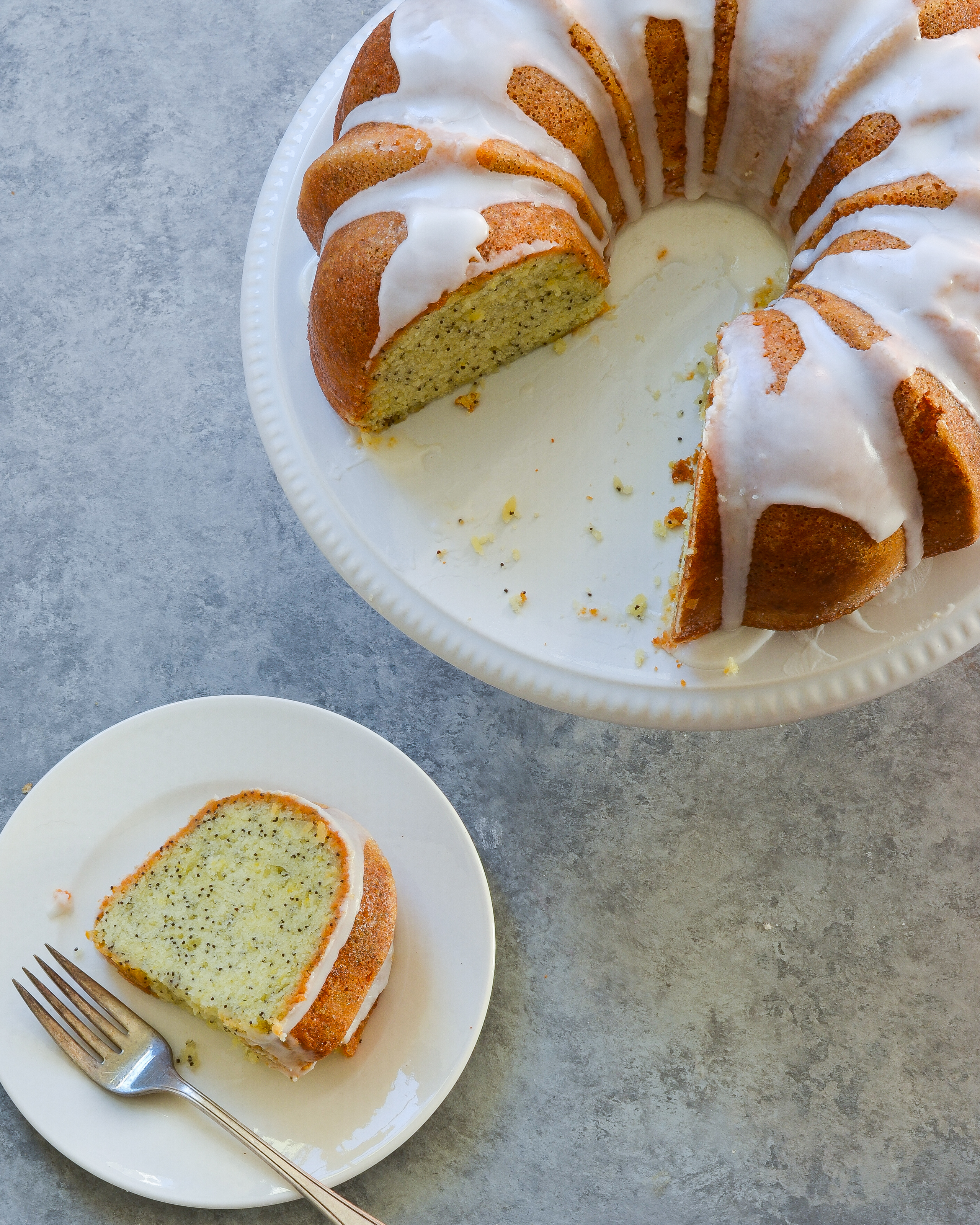 Orange Poppy Seed Cake - Weekend at the Cottage