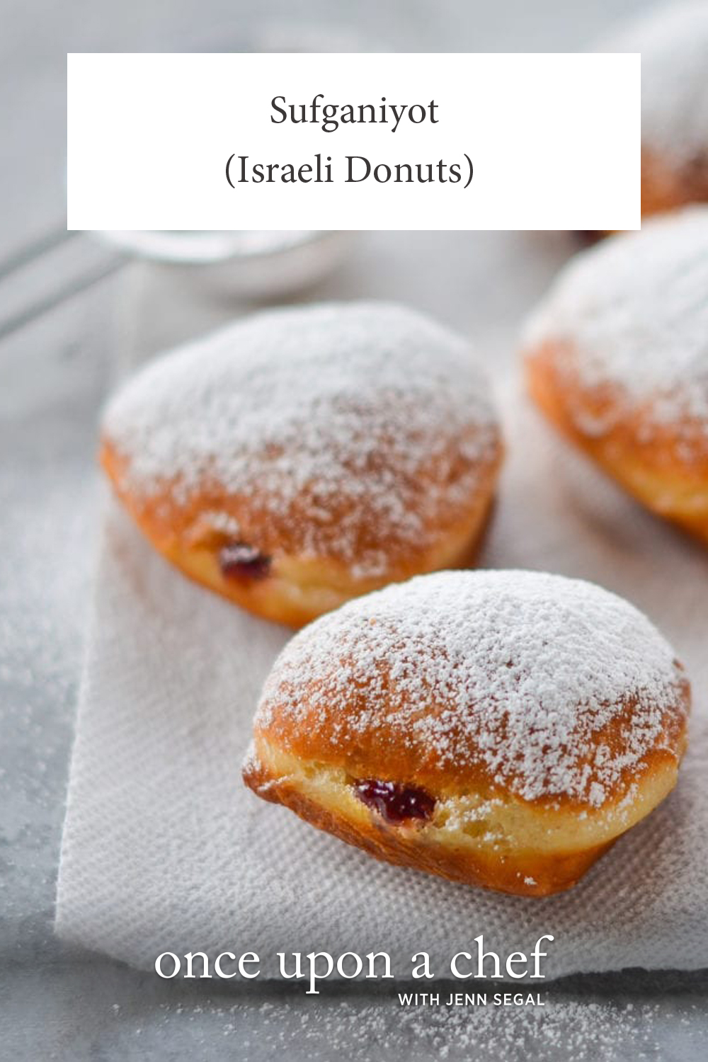 Sufganiyot (Israeli Donuts) - Once Upon a Chef