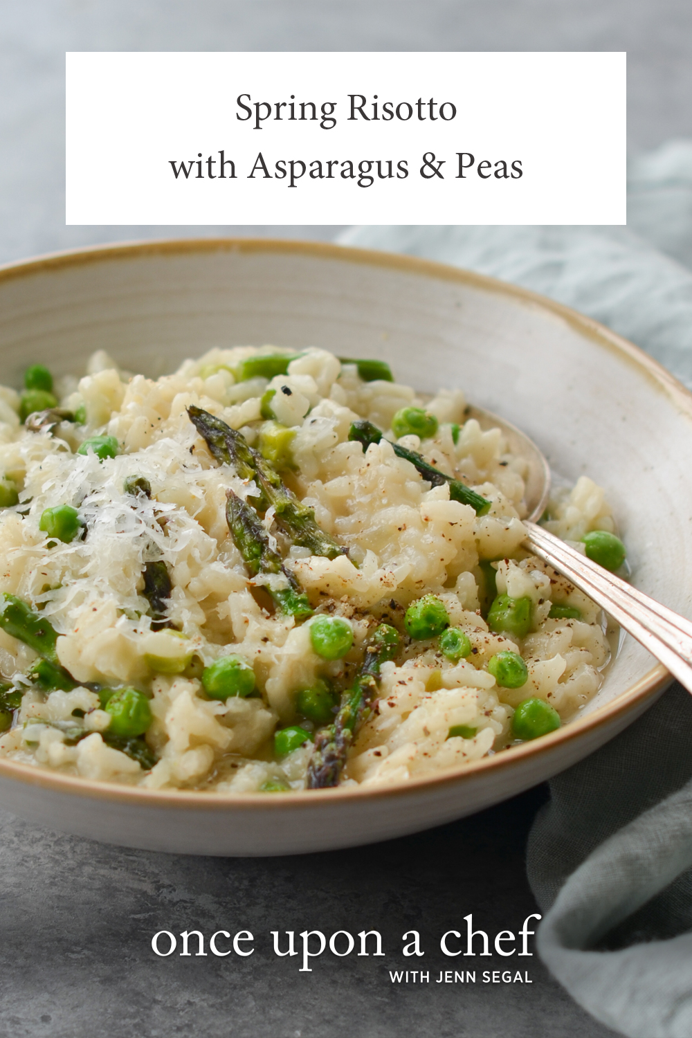 Spring Risotto with Asparagus & Peas - Once Upon a Chef