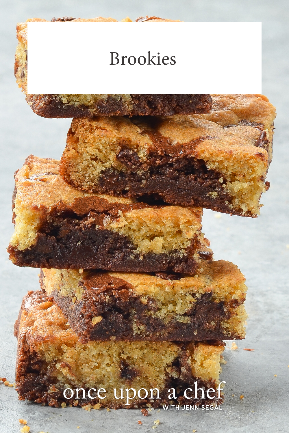 Brookies (Brownie And Chocolate Chip Cookie Bars) - Once Upon A Chef