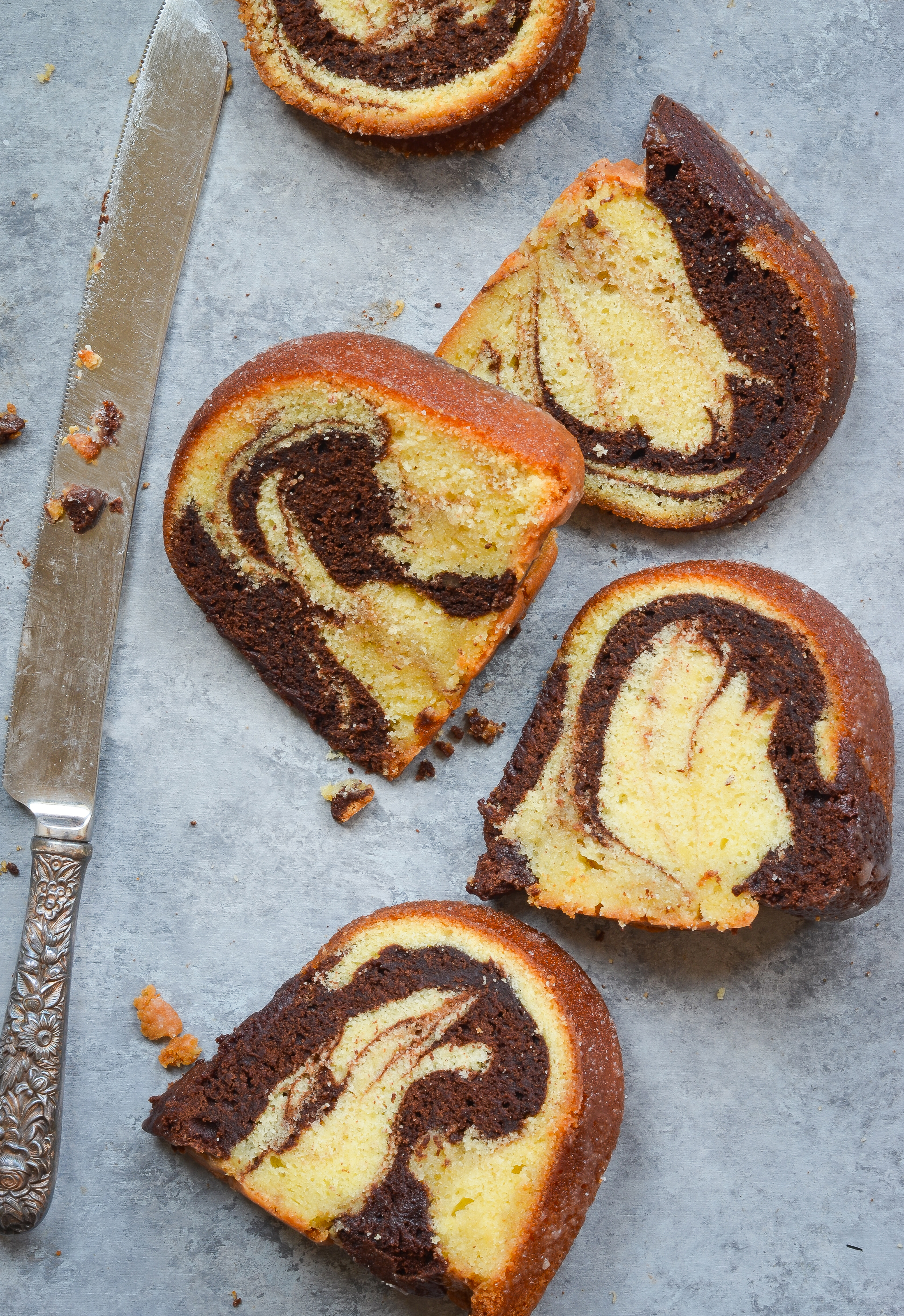 Moist and Fluffy Marble Cake Recipe With Whipped Chocolate Ganache – Sugar  Geek Show