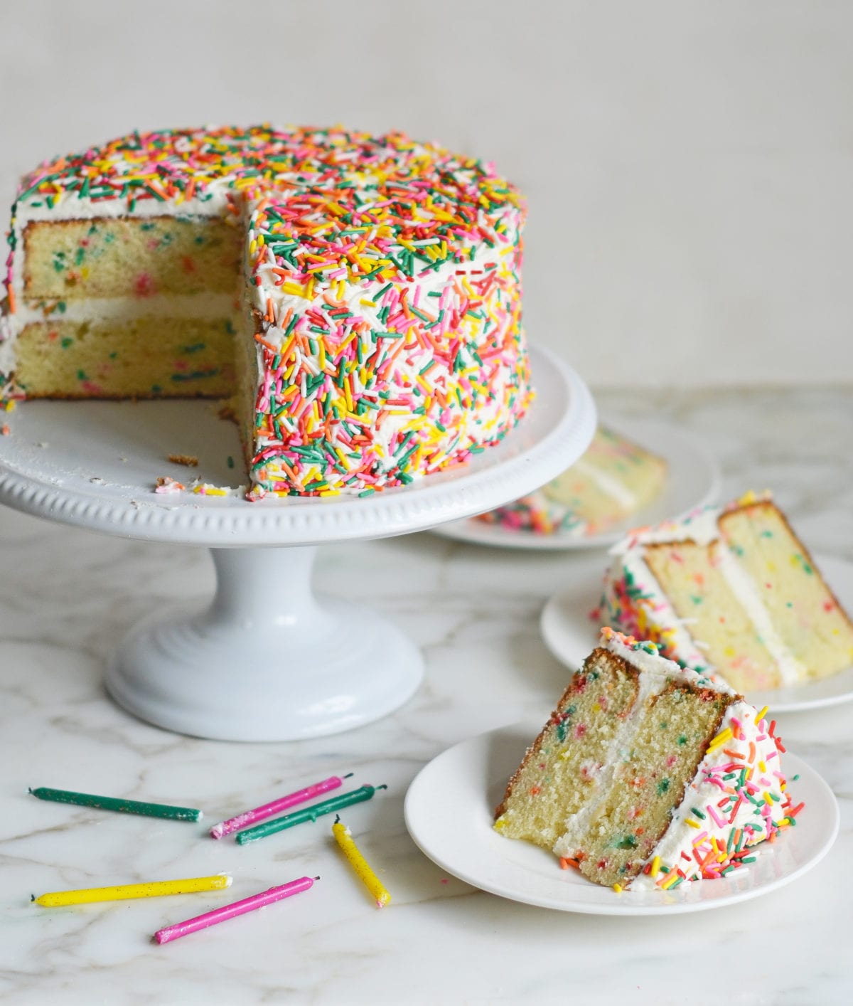 Rainbow Birthday Cake - i am baker