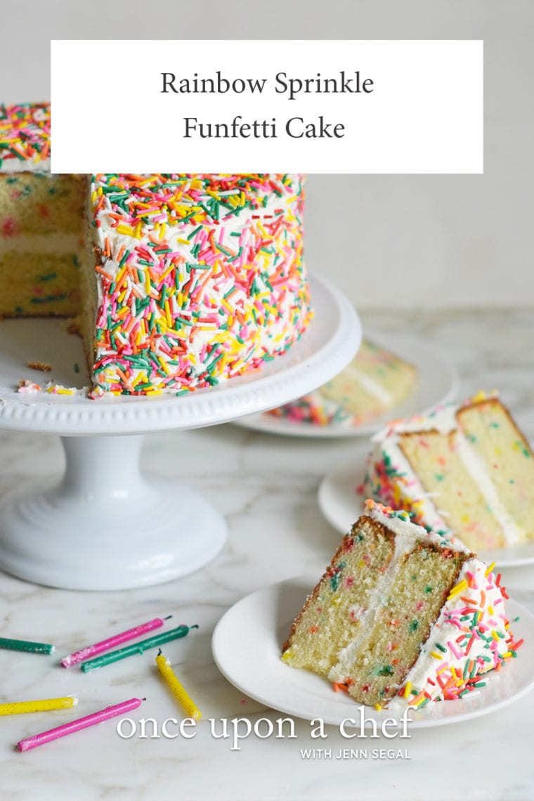 4 Ingredient Birthday Cake (No Eggs, Butter or Milk) - Kirbie's Cravings