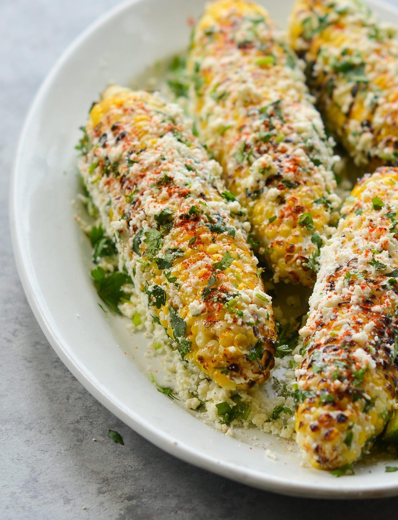 Grilled Mexican Street Corn (Elote) - Once Upon a Chef
