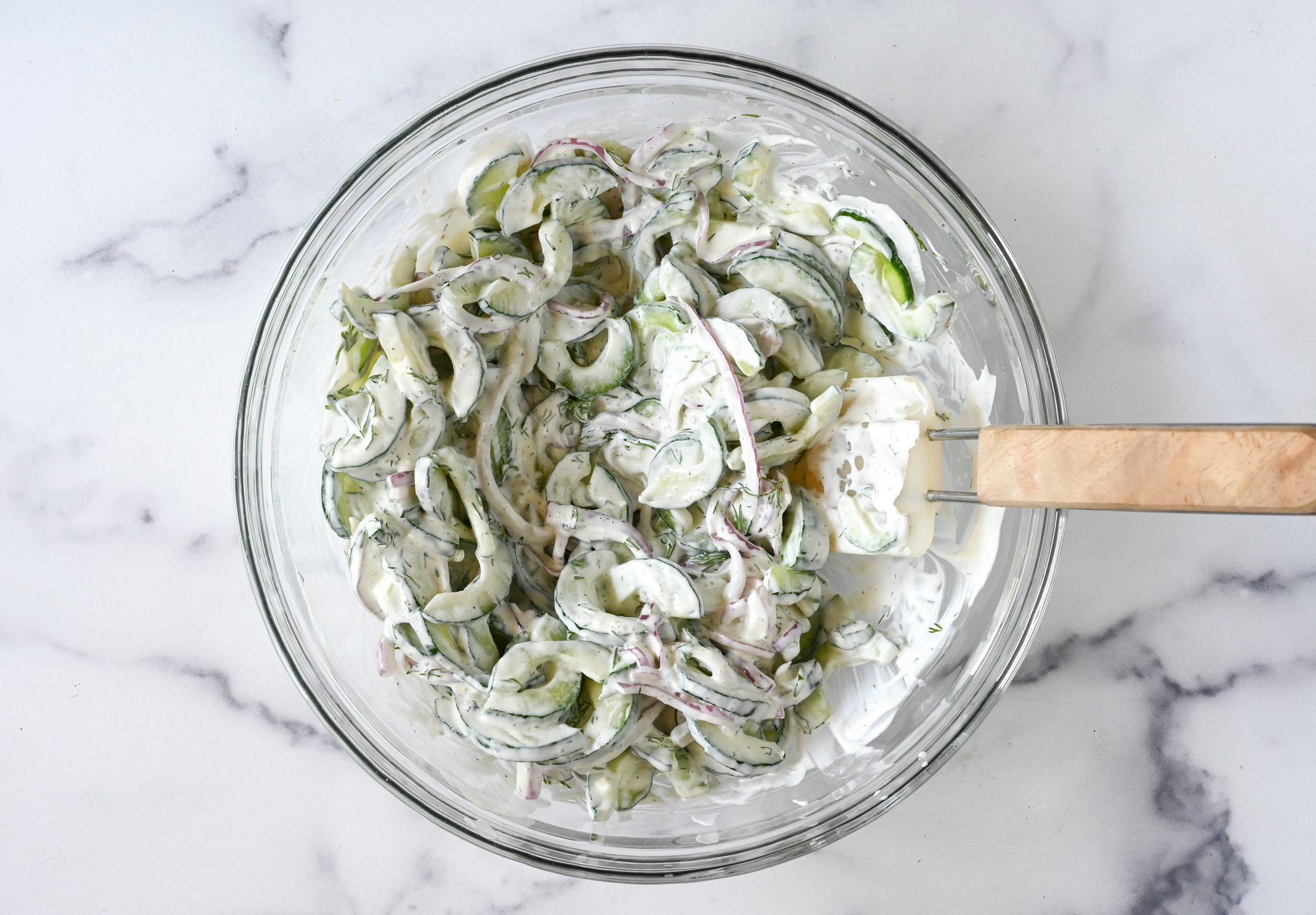 Creamy Cucumber Salad - Once Upon A Chef