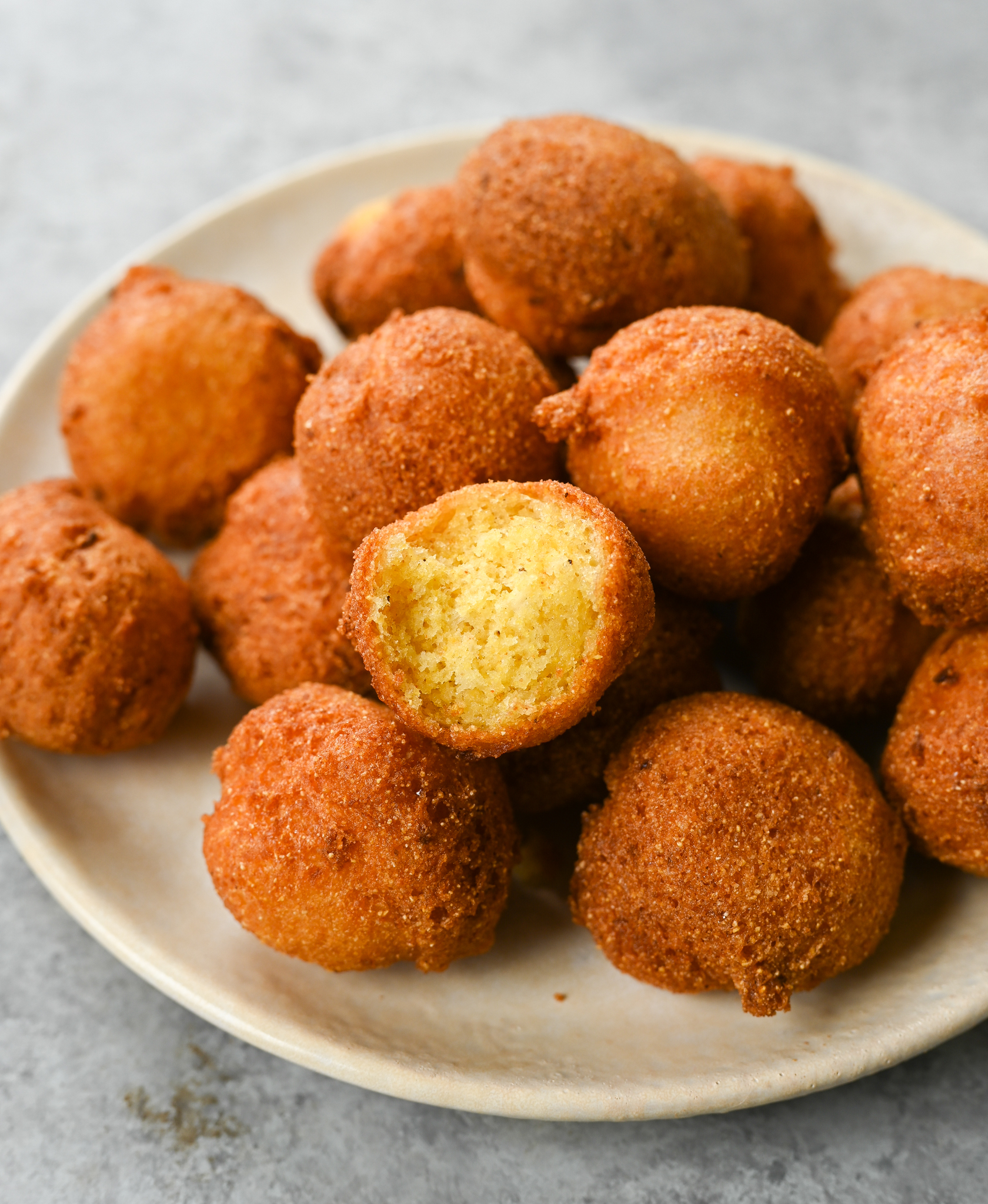 Sweet Southern HushPuppies (Hush puppies Recipe) - Whisk It Real Gud