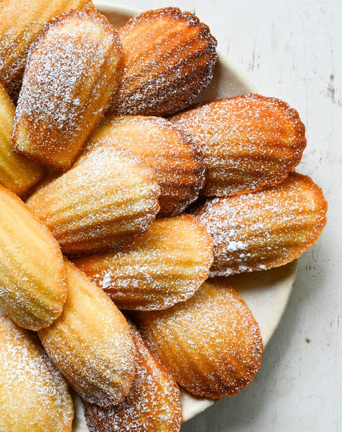 French Madeleines With Almonds and Apricot Glaze Recipe