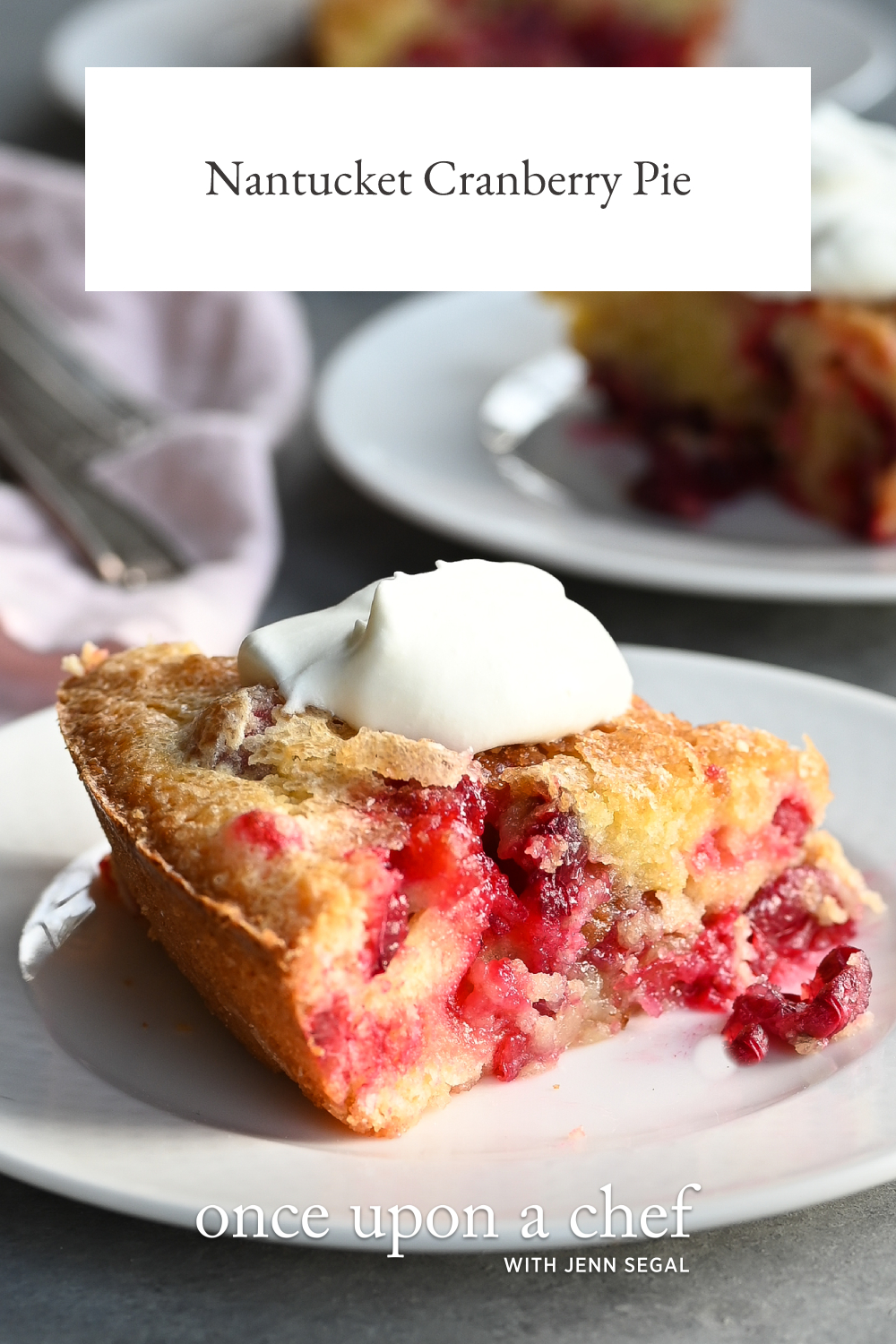 Nantucket Cranberry Pie - Once Upon a Chef