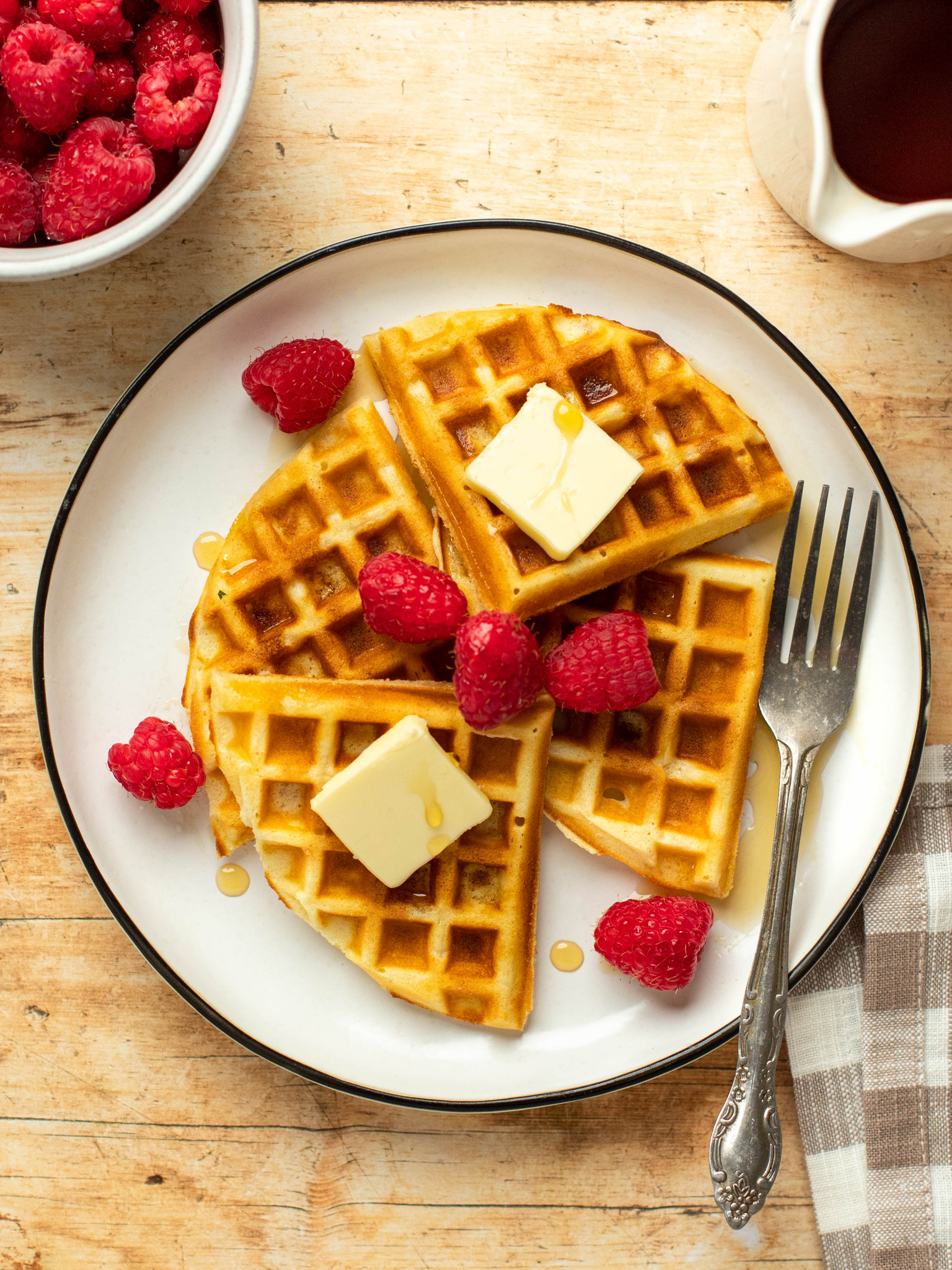 Simply Perfect Homemade Waffles - Seasons and Suppers