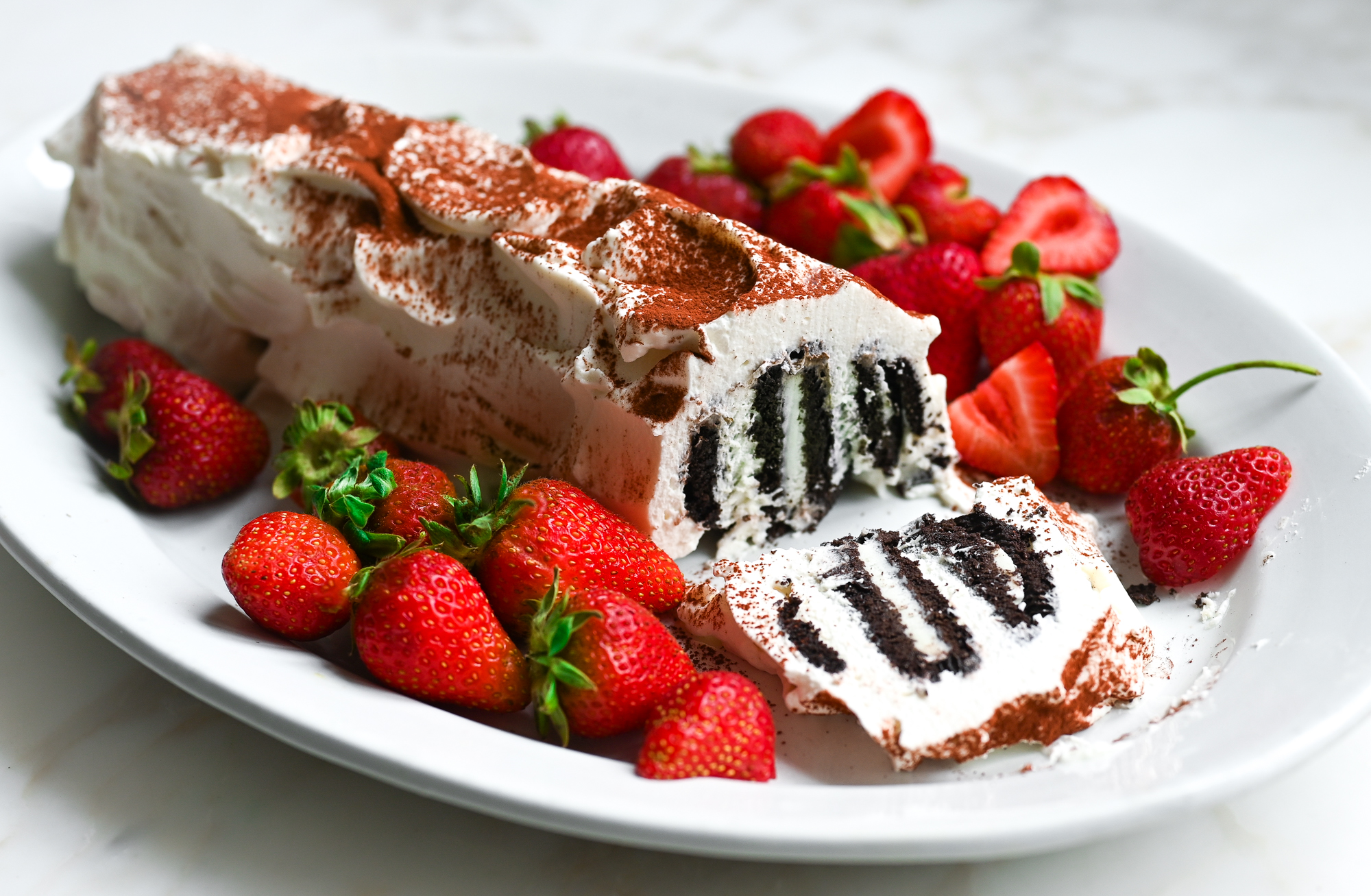 Strawberry Icebox Cake - Moore or Less Cooking