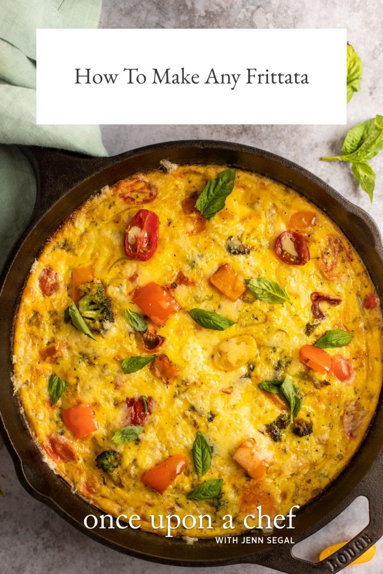 Zucchini and Cheddar Frittata - Once Upon a Chef