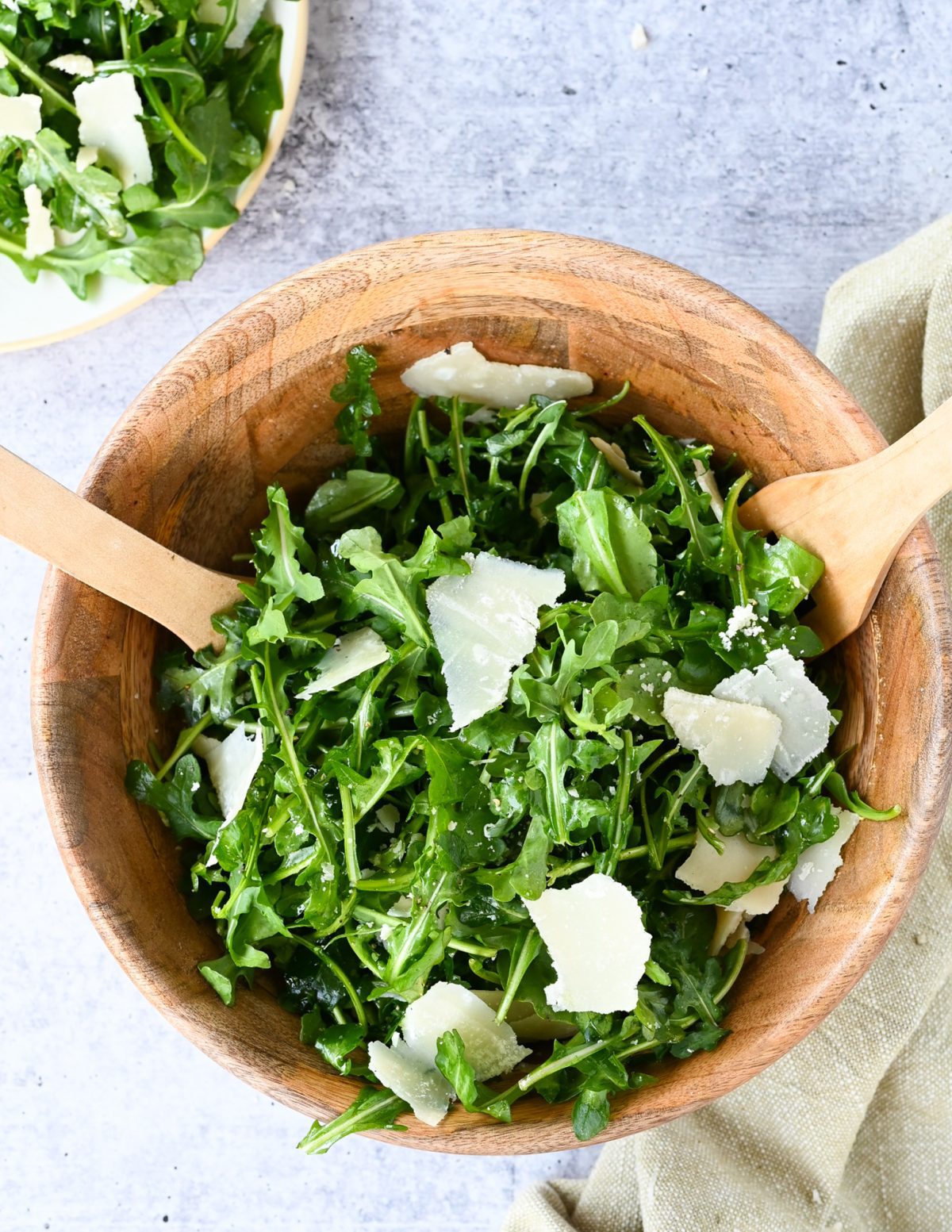 Arugula Salad with Lemon, Olive Oil, and Parmigiano-Reggiano