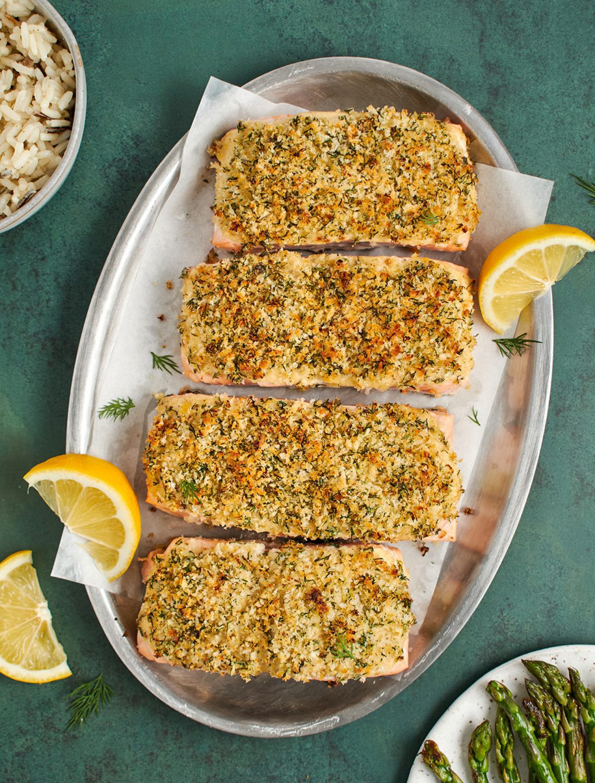 Baked Salmon with Panko-Dill Crust - Once Upon a Chef