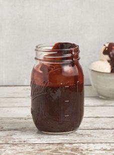 jar of hot fudge sauce