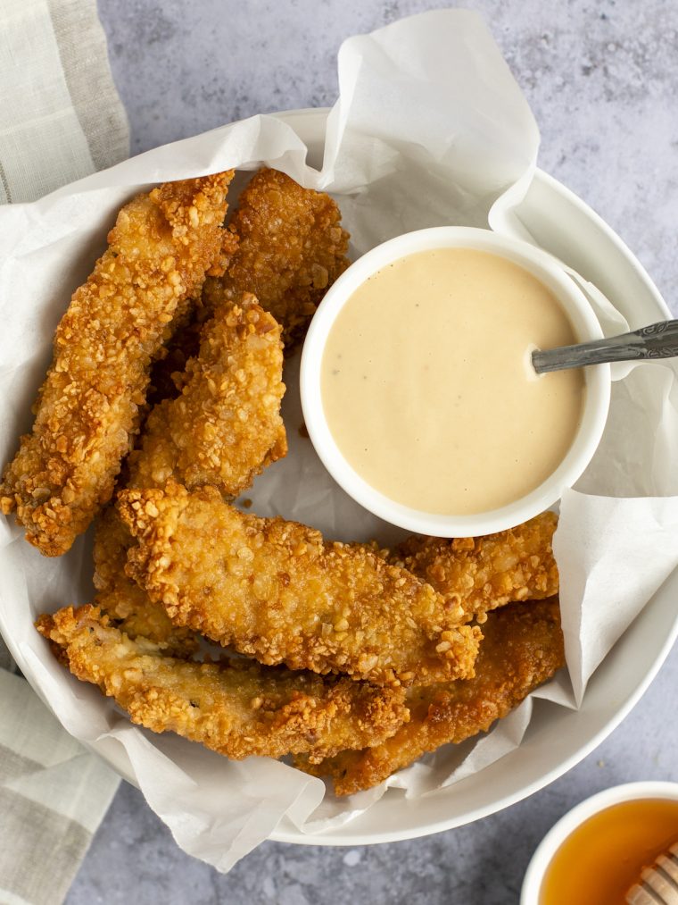 honey mustard sauce with chicken tenders