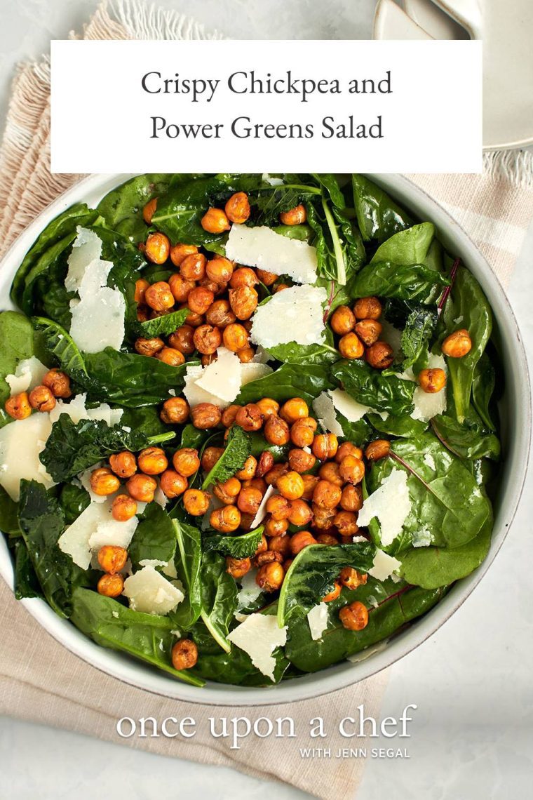 This delicious power greens salad makes a satisfying and healthy lunch all on its own, or a perfect side to accompany your main dish at dinner.