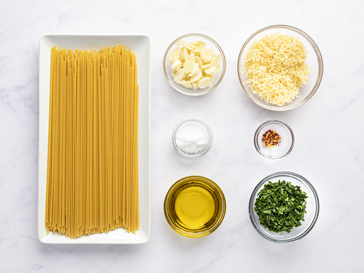 Spaghetti Aglio e Olio ingredients