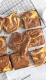 baileys cheesecake marbled brownies