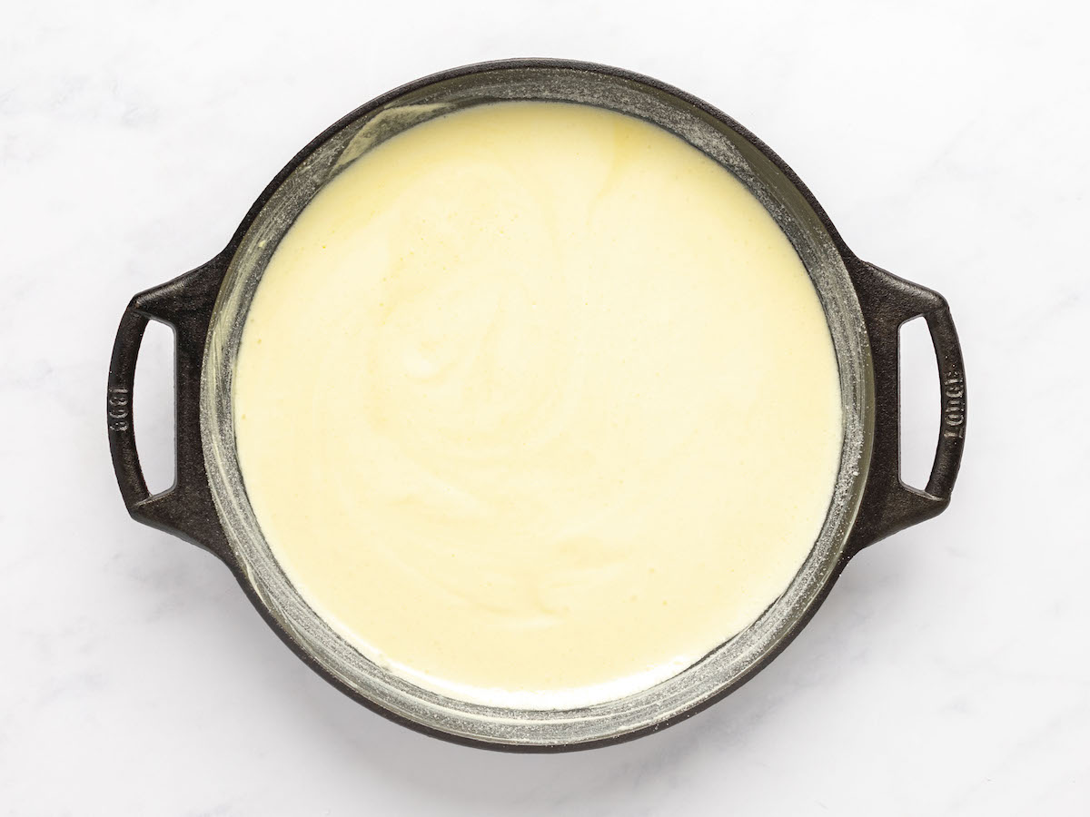 batter in 10-inch ovenproof skillet 