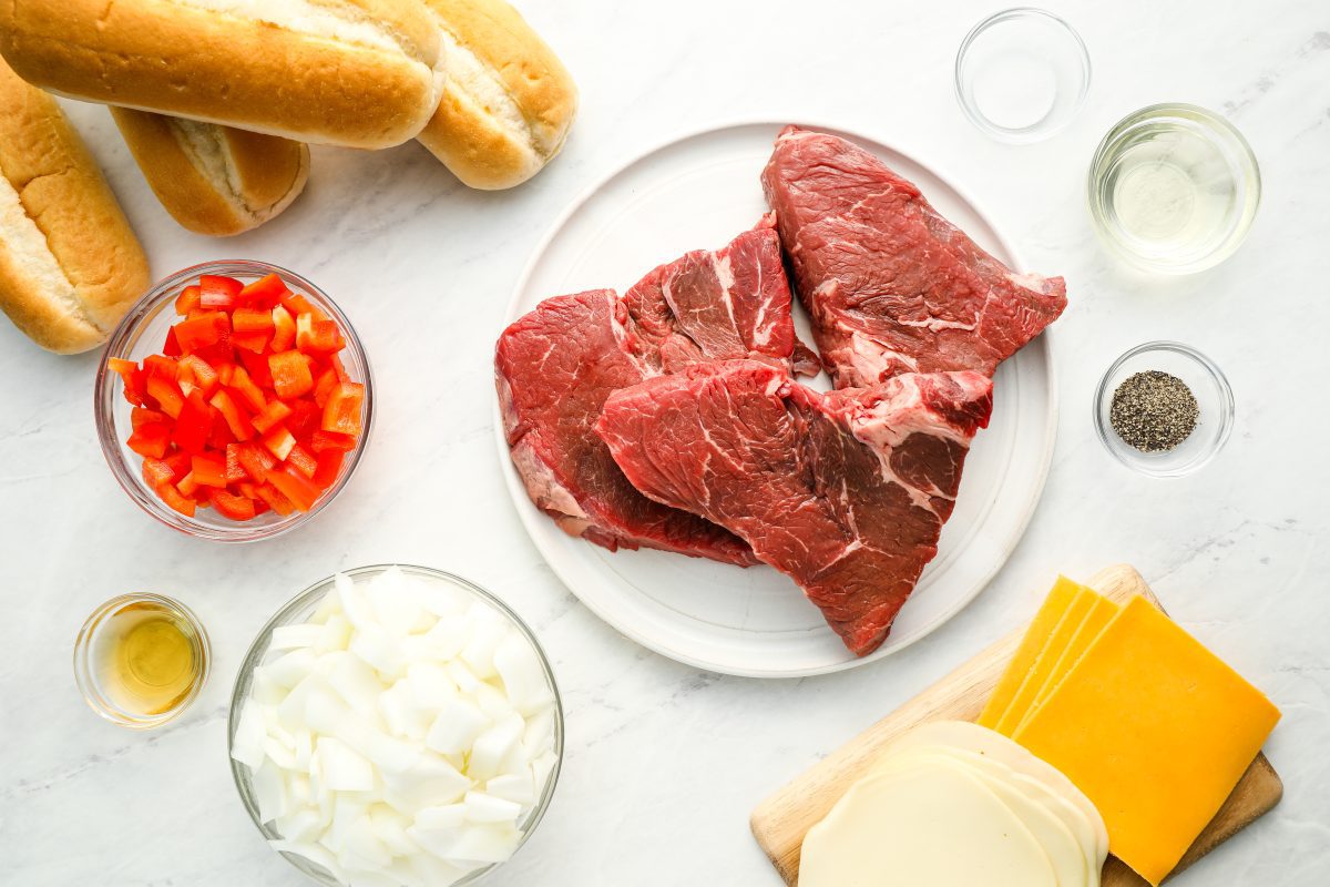 cheesesteak ingredients