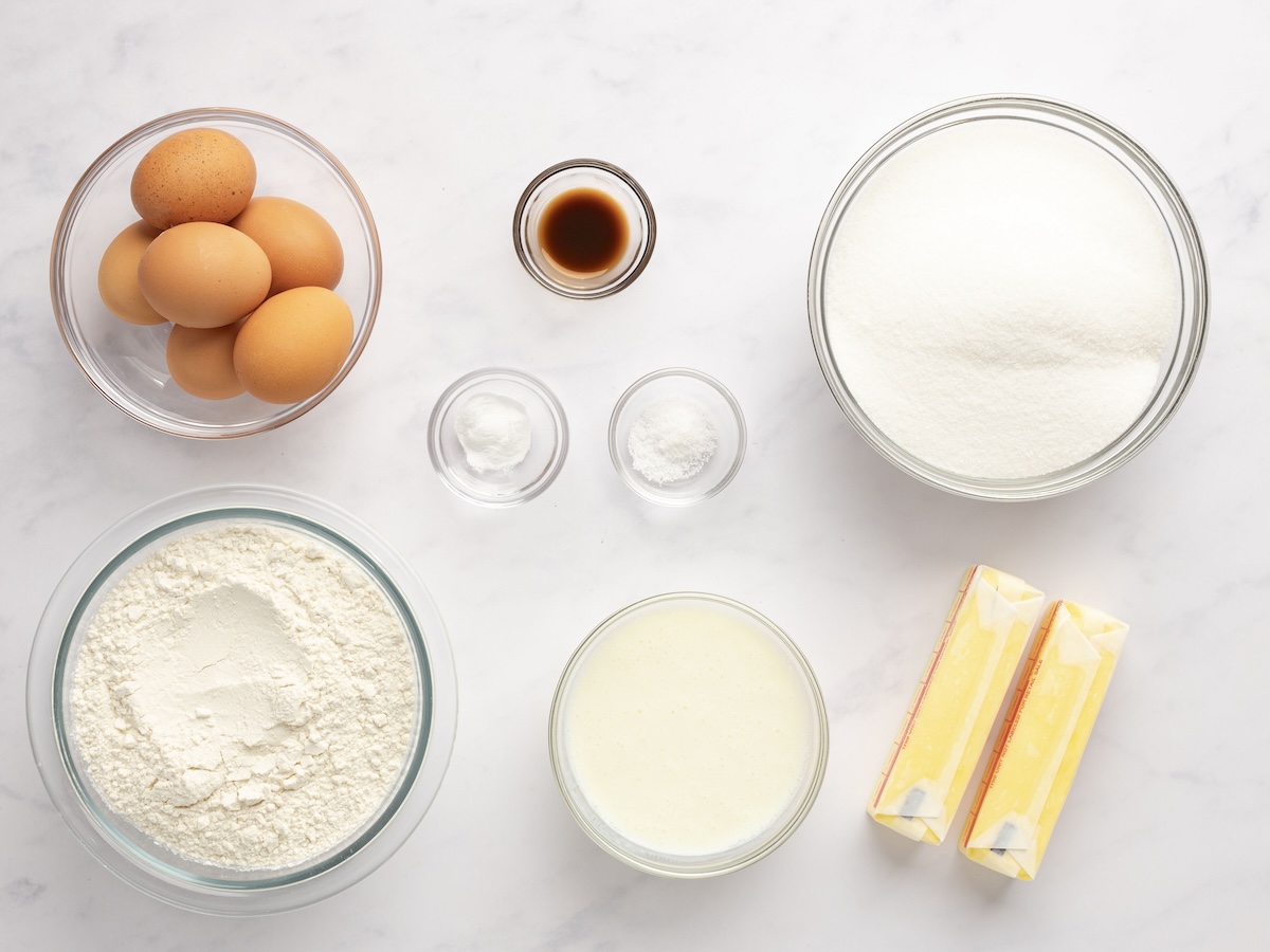 pound cake ingredients