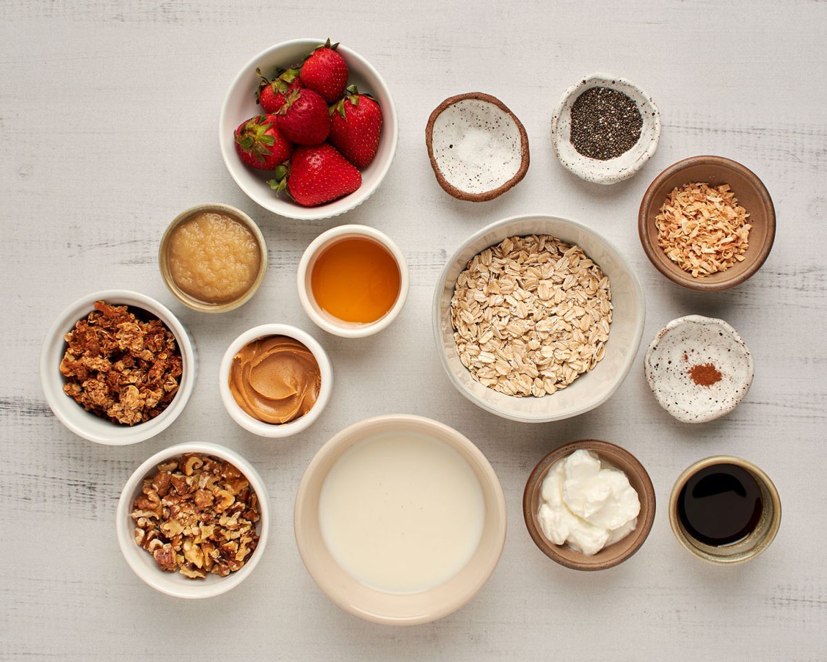 overnight oats ingredients